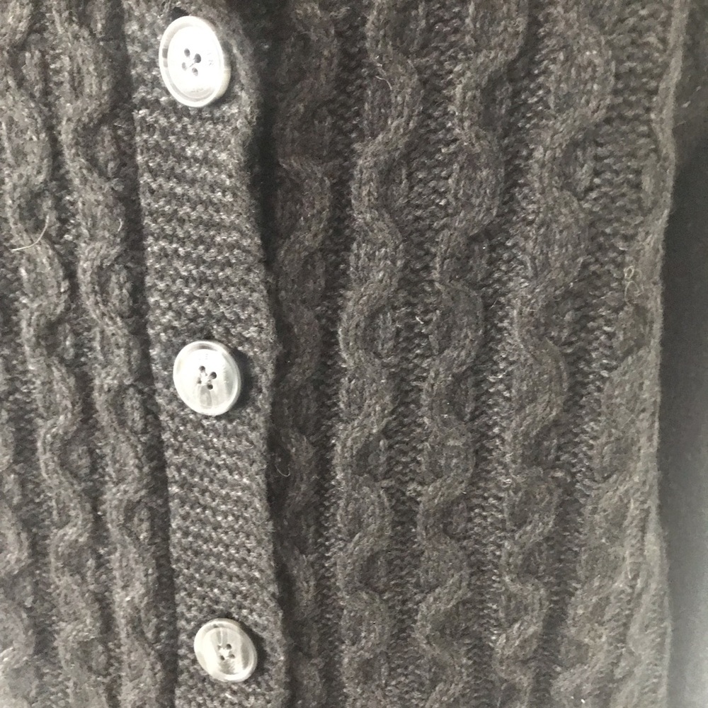 Eddie Bauer Heather grey shawl collar cardigan xl - Picture 5 of 8